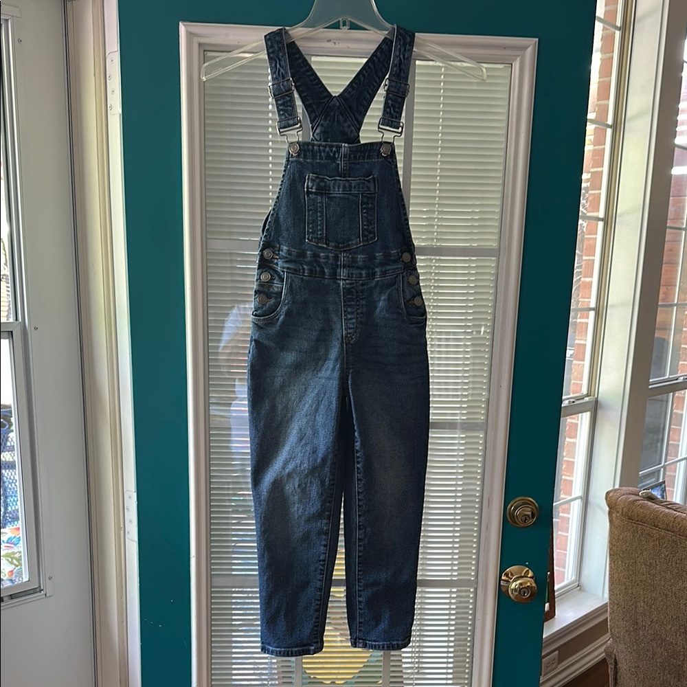 Juniors Blue Denim Overalls
